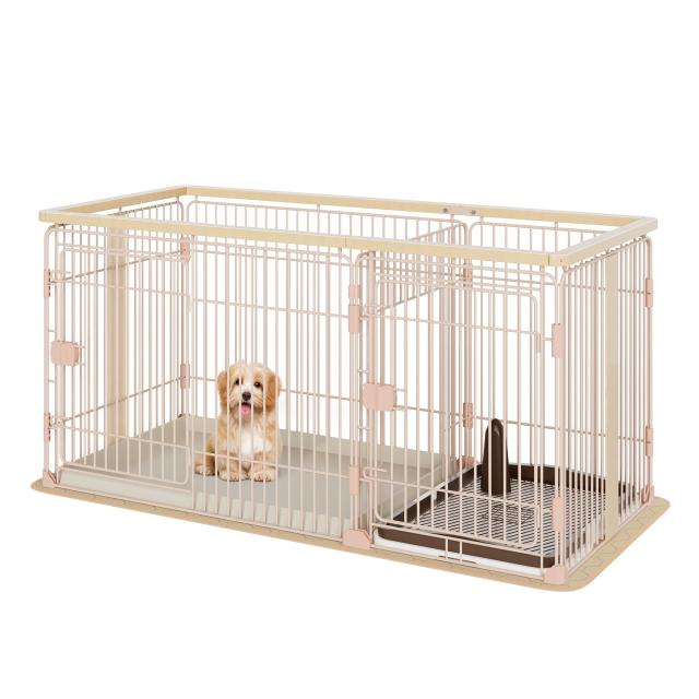 Petnniko 犬 ケージ 幅146×奥行68×高さ70cm 小中大型犬用 Petnniko 犬 ケージ 犬 ゲージ 幅146×奥行68×高さ70cm 小中大型犬用