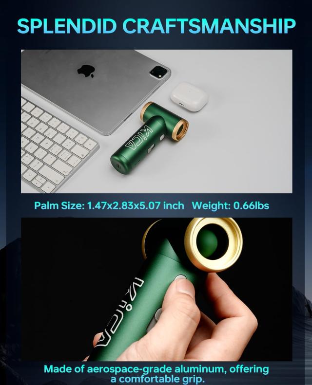 KiCA JetFan 2S 多機能電動エアダスター KiCA Jet Fan 2 Combo | Electric Air Duster & Vacuum Kit – KICA