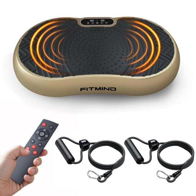 FITMIND ブルブル振動マシン ブルブルマシン ダイエットマシン フィットネスマシン 9つの自動モード 99段階の振動 幅60cm リモコン付き FITMIND ブルブル振動マシン ブルブルマシン ダイエットマシン