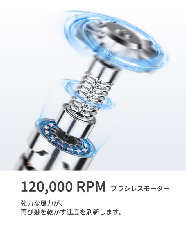 4億高濃度マイナスイオン】PLUZZ 大風量ドライヤーUltra【ホルダー付き