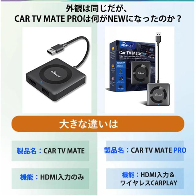 公式】オットキャストOttocast カーテレビメイトプロCar TV Mate Pro