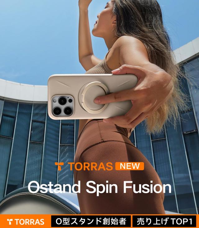 新型ゼンマイ式 ・高級なデザイン】TORRAS iPhone 16 Pro 用 ケース