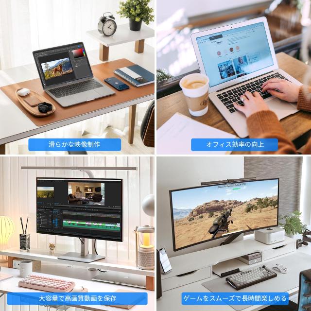 Fikwot FX550 NVMe SSD 2TB M.2 SSD PCIe3.0 最大3500MB/秒(R:3500MB/s、W:2700MB/s) M.2 2280 高耐久 内蔵型SSD 3D NAND QLC メーカー5の通販は