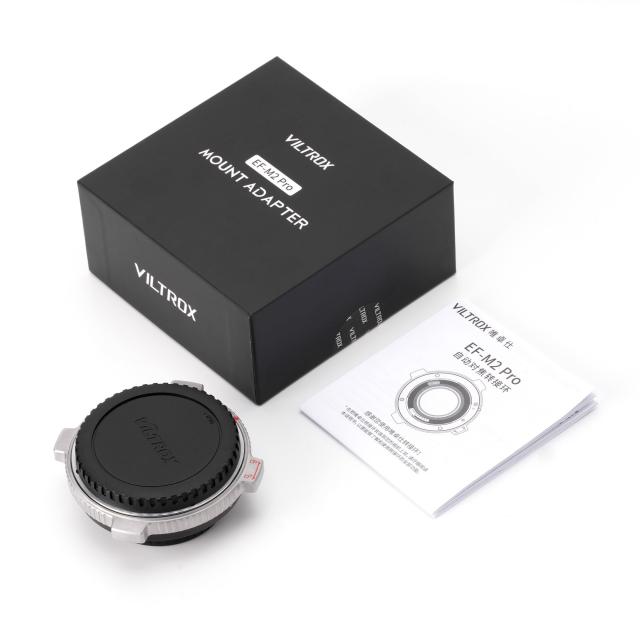 VILTROX EF-M2 Pro レンズマウント 変換 アダプター オートフォーカス 0.71X 減速 スピードブースター セキュリティロック付きCanon EF