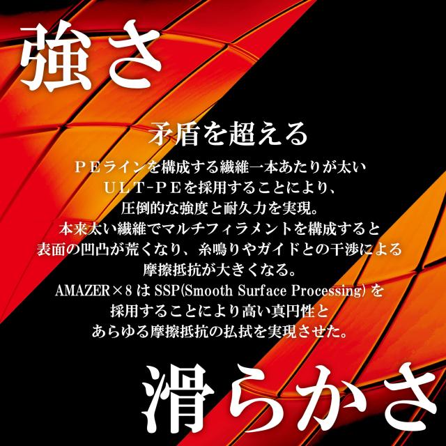 サンライン(SUNLINE) ソルティメイト アメイザー×8 (Amazer) マルチ 300m 1.7号_1