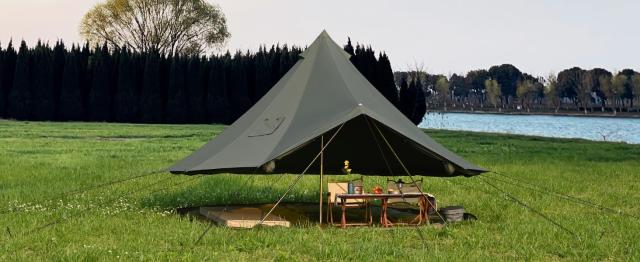 TOMOUNT ベルテント 4m TC テント ポリコットン キャンプテント 4~8人