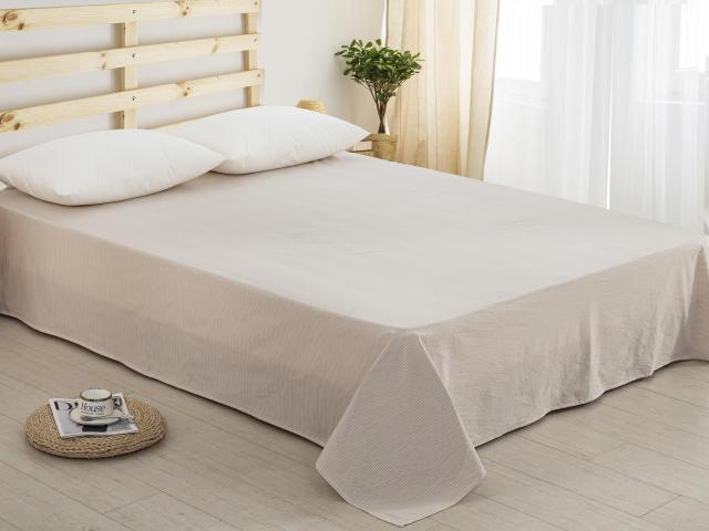 フラットシーツ ダブル 220x250cm オーガニックコットン アッパー