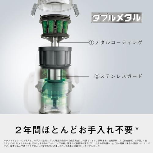 パナソニック 掃除機 サイクロン MC-SR620K-W ホワイト からまないブラシ 抗菌 クリーンセンサー 親子ノズル搭載_1