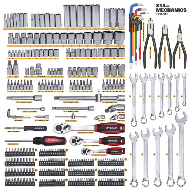 STARWORK TRUE MECHANIC? ソケットレンチセット ラチェットレンチ工具 