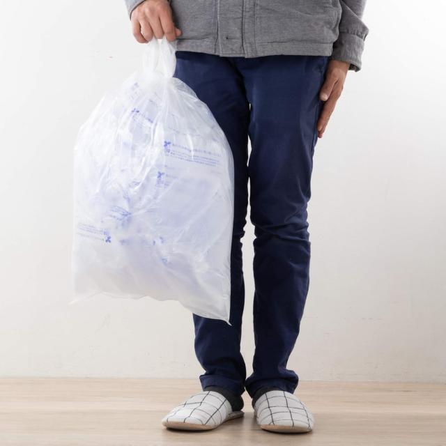【Amazon.co.jp 限定】 ストリックスデザイン ゴミ袋 スパッと開く! ポリ袋 30L 50枚×20個セット 半透明 エンボス加工 開けやすく取り出_4