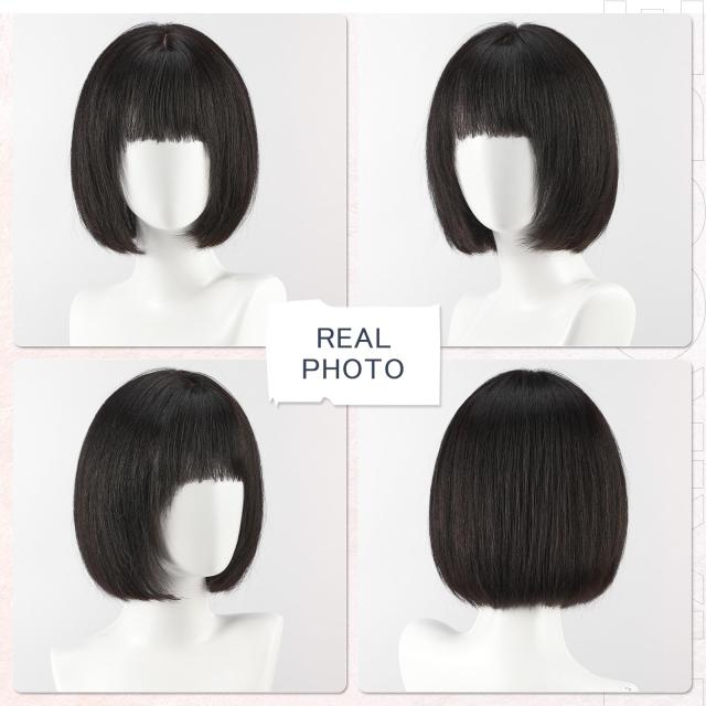 HAIRCUBE 医療用ウィッグ 人毛100 フルウィッグ ショートボブ 手植え I