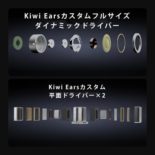 Linsoul Kiwi Ears Cantaハイブリッド型ハイエンドHiFiイヤホン 一基ダイナミックドライバーと2基平面駆動ドライバーが搭載する プロフェ_4