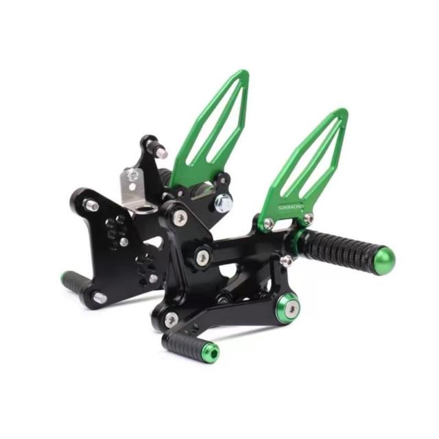 SUKIRACING】ZX25R ZX4R ZX4RR 2020-2024バイク用バックステップ 調整
