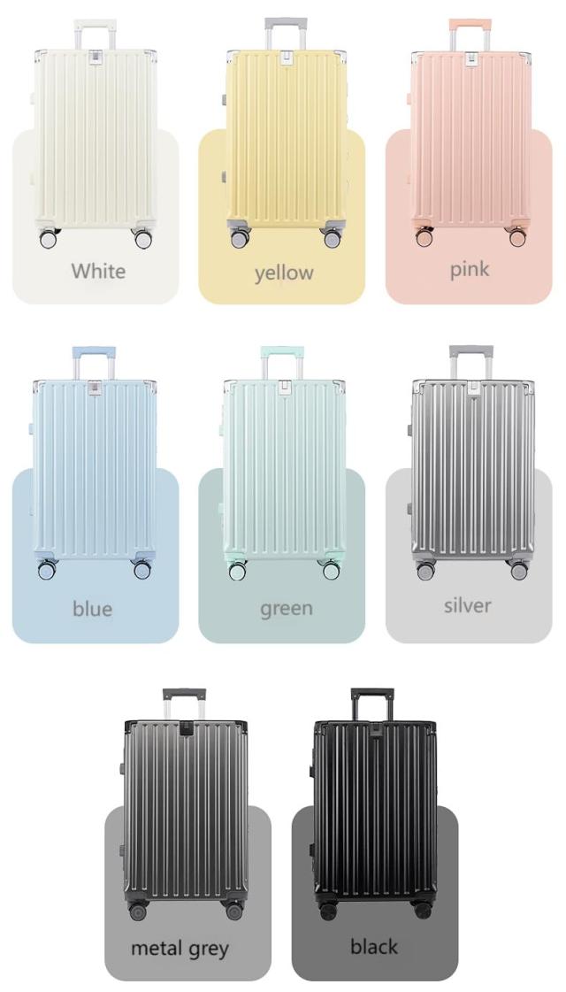 Yuweijie] スーツケース アルミフレームタイプ キャリーケース 機内持