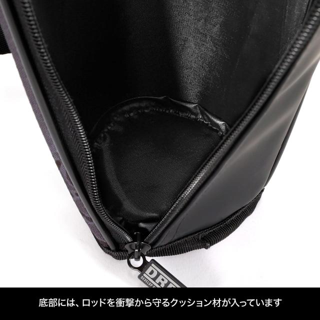 ドレス(DRESS) アジャスタブル ロッドケース 2.0 RED 長さ調節 110~180？ 釣り竿 ケース ハード 収納 肩掛け 頑丈_4