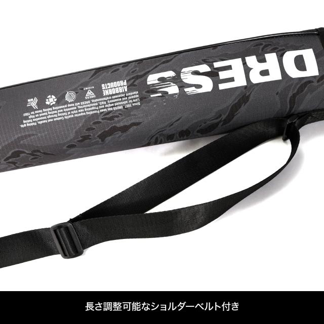 ドレス(DRESS) アジャスタブル ロッドケース 2.0 RED 長さ調節 110~180？ 釣り竿 ケース ハード 収納 肩掛け 頑丈_6