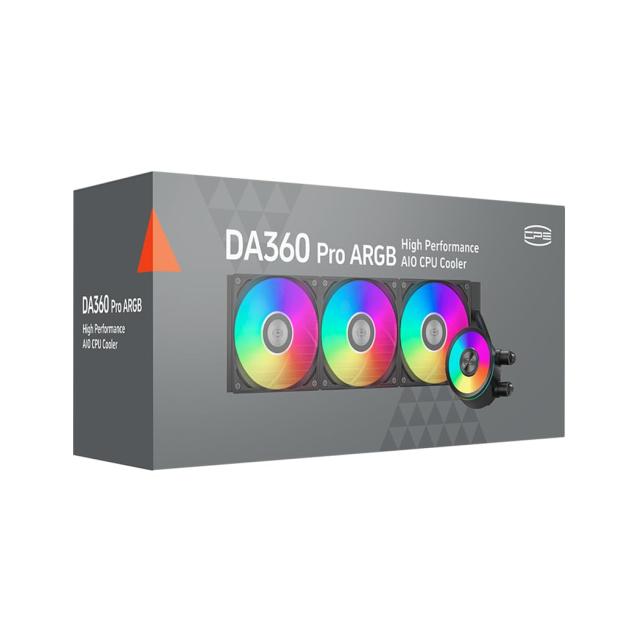 PCCOOLER CPS DA360 PRO ARGB 360mm水冷CPUクーラー｜デュアルARGB