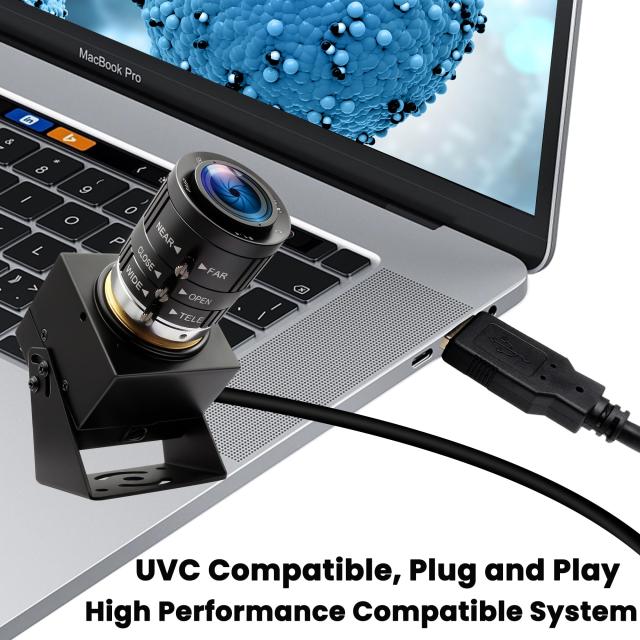 120fps USB カメラ ELP 4K 高速 USB ウェブカメラ ゴルフスイングカメラ 3X 手動光学ズームレンズ付き 12 メガピクセル USB カメラ ライ_5