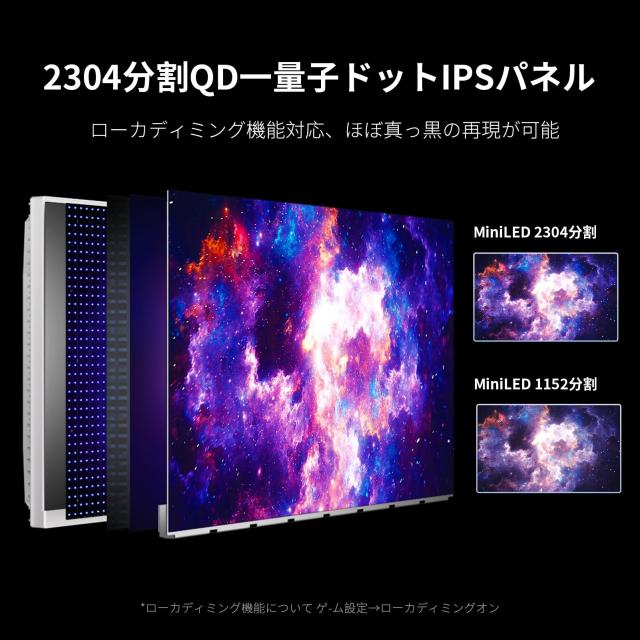 INNOCN 27M2V 27インチ ゲーミングモニター 4K ミニLED モニター INNOCN 27M2V 27インチ ゲーミングモニター 4K ミニLED モニター