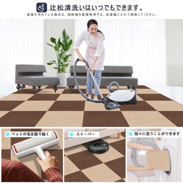 Amazon 限定ブランド】 VOTUDX ジョイントマット大判 吸着 タイル