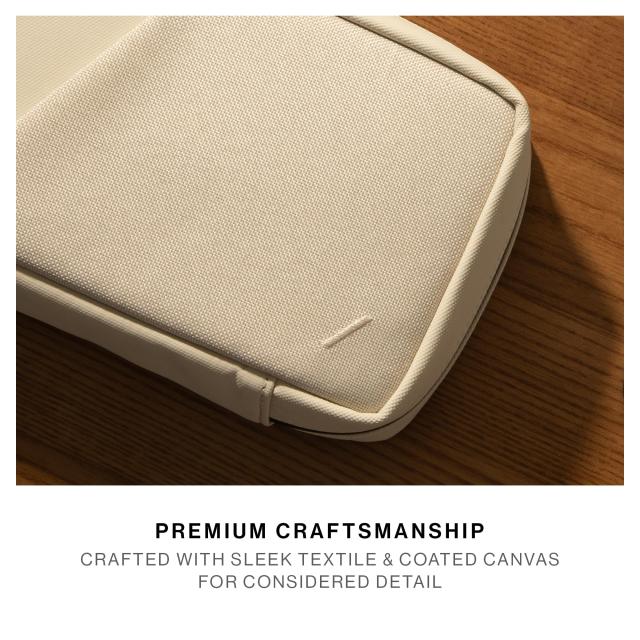 Native Union Stow Organizer ？ ガジェットポーチ プレミアム トラベル テック キット 出張 旅行用 耐久性のあるキャンバス製 ？ ケーブル_4