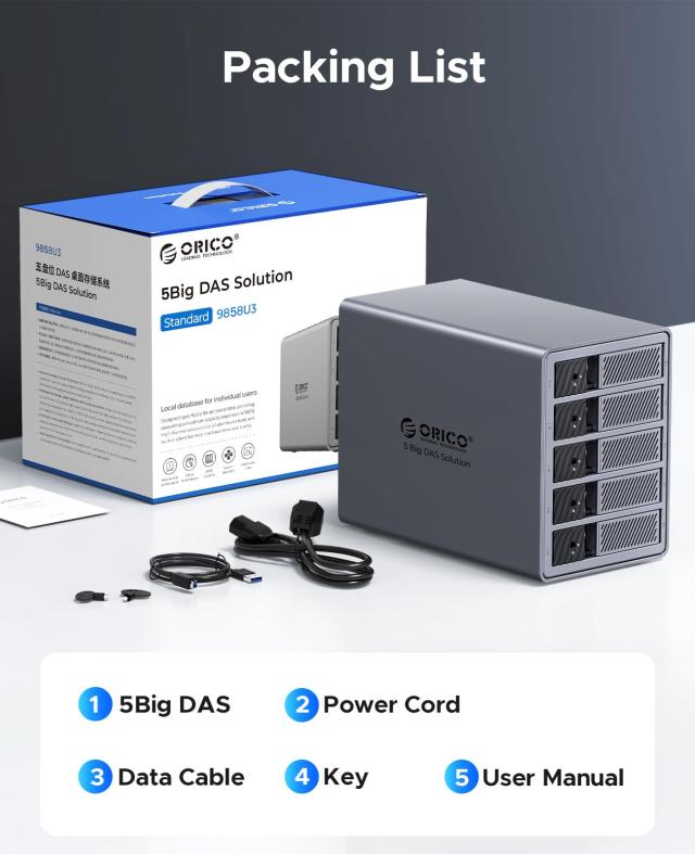 ORICO 【RAID機能】 HDDケース 4台 22TB*4 USB 3.0 ORICO【RAID機能