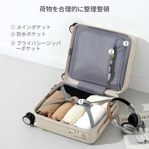 Hanke] 14サイズ キャリーケース 1泊2日 小型 スーツケース 機内