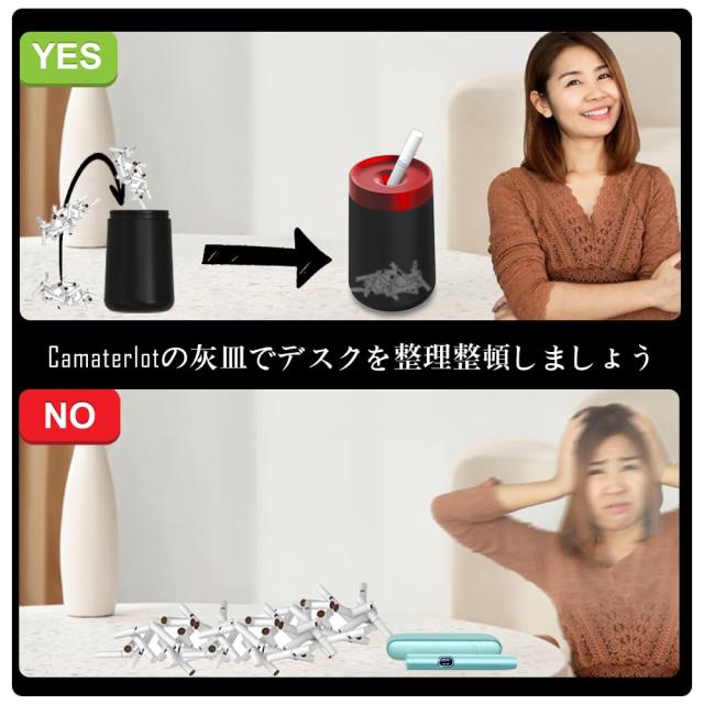 灰皿 加熱式たばこ専用 吸い殻入れ アイコス対応 Ploom X対応 glo 対応