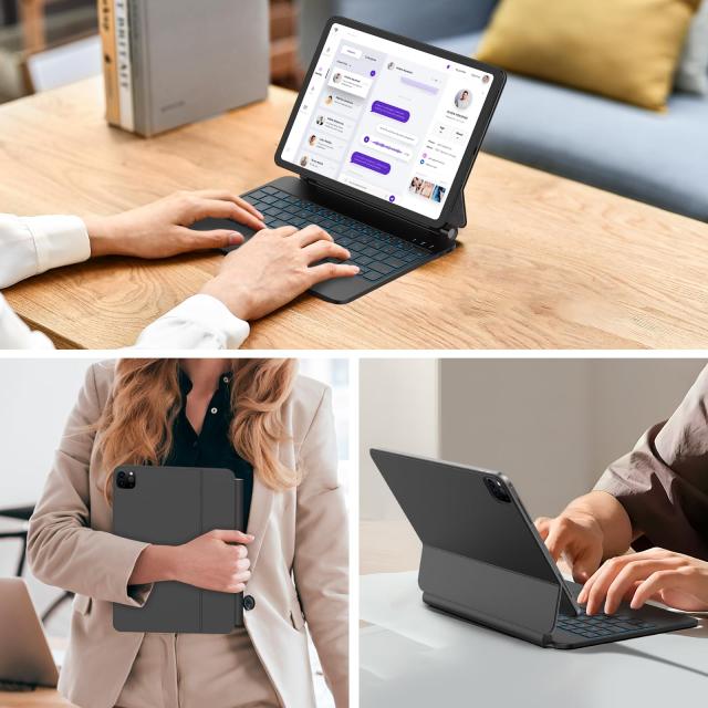 WOTOWEL マジックキーボード 2024 iPad Air11インチ（Ｍ2/M3） iPadAir10.9インチ第4/5世代 iPadPro11インチ第4/3/2/1世代 日本語配列 高_6