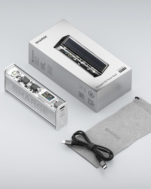 SHARGE SHARGEEK 140W】モバイルバッテリー 20000mAh 最大出力140w