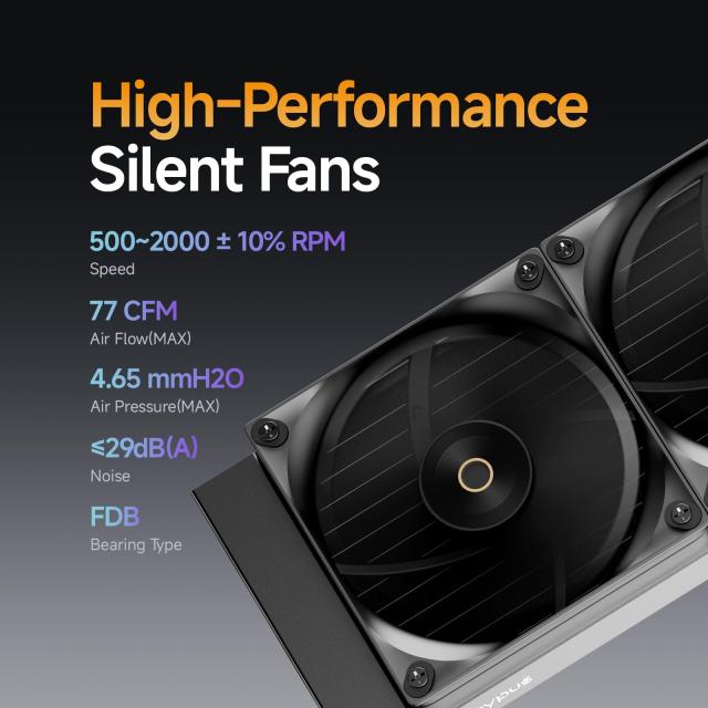 Ocypus Iota L24 CPUクーラー 水冷、デジタルディスプレイ、240MM AIO