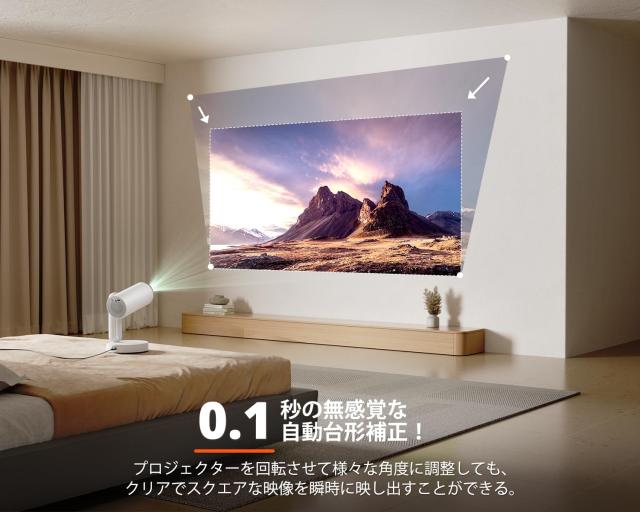 ETOE プロジェクター Android TV 11.0 搭載 1080p対応 300ANSI【140