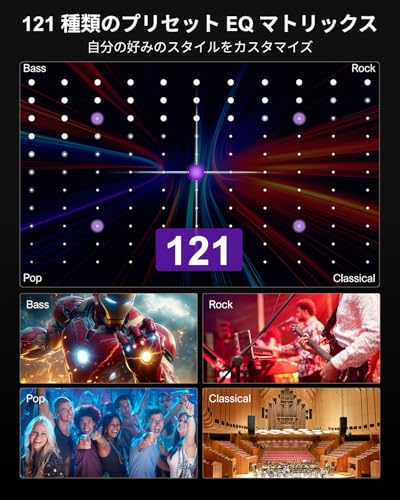 ULTIMEA サウンドバー テレビ用 7.1ch Dolby Atmos PC スピーカー Soundbar サブウーファー＆サラウンドスピーカー付き HDMI eARC/Blueto