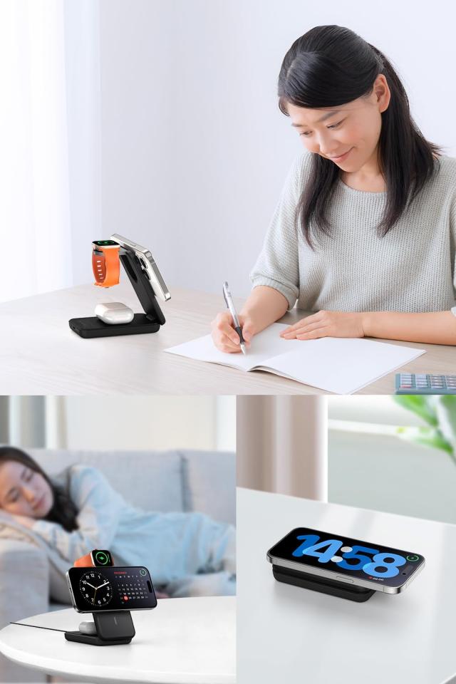 RORRY【業界高水準傑作 ワイヤレス充電器 4in1magsafe充電器】アップルウォッチ充電器 10000mAhバッテリー内蔵 iphone apple watch airpo_6