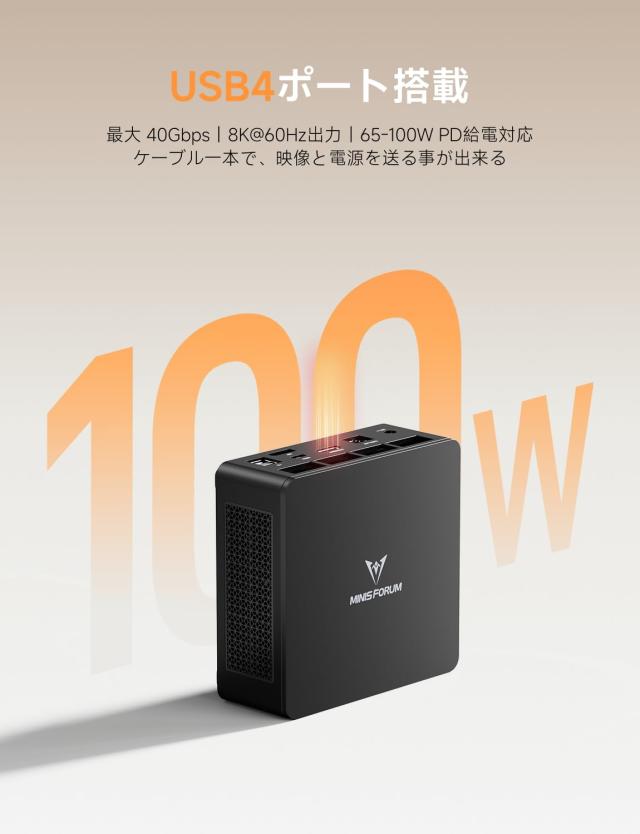 MINISFORUM UM760Slim ミニpc AMD Ryzen 5 7640HS DDR5-5600MHz 16GB