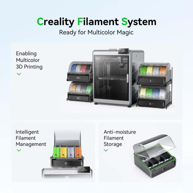 Creality CFS マルチカラー 3dプリンター自動フィラメントシステム
