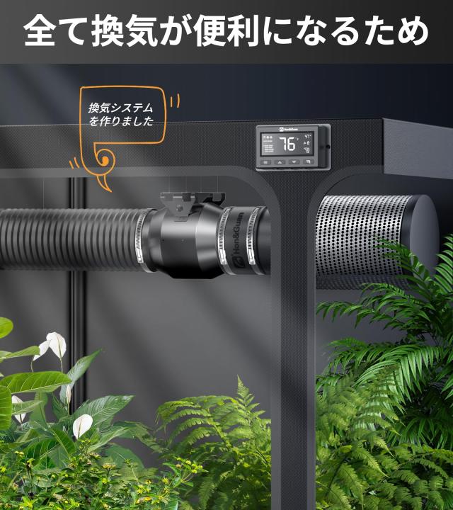 Hon＆Guan ダクトファン 200mm 強力 1411m？/h【インボイス制度登録店