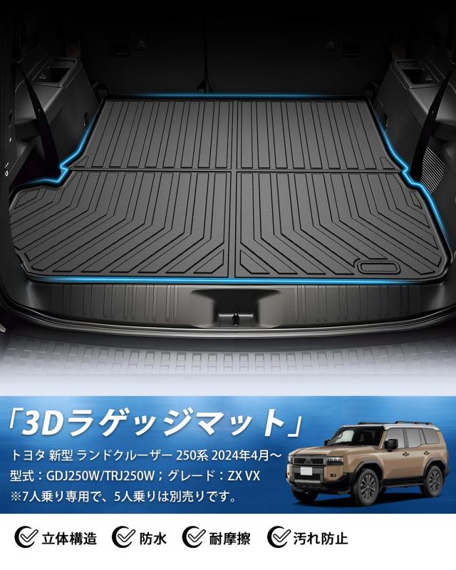 GIMUYA トヨタ 新型 ランクル ランドクルーザー 250系 ラゲッジ