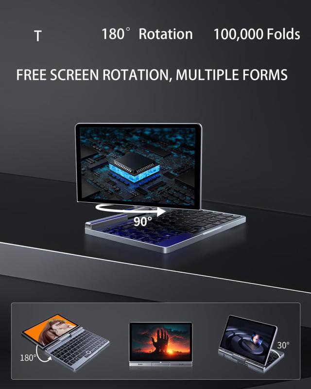 8インチ ミニノートパソコン 日本語キーボード・日本語システム搭載