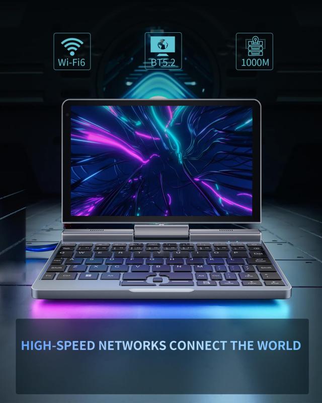 8インチ ミニノートパソコン 日本語キーボード・日本語システム搭載