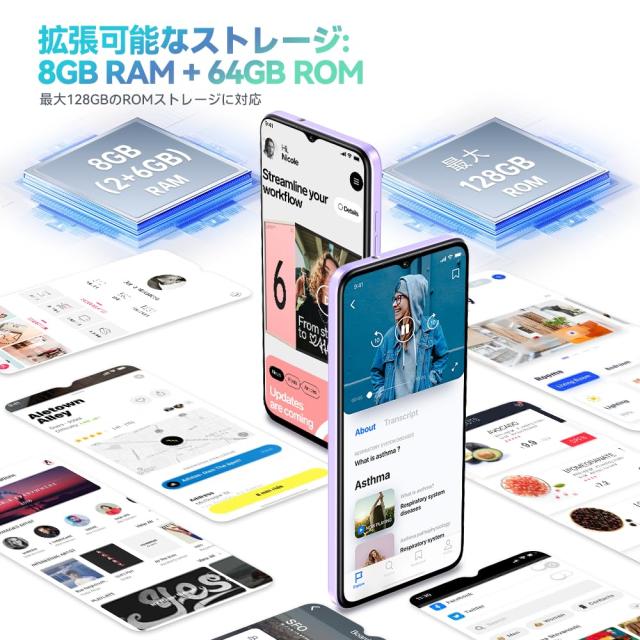OUKITEL C57S アンドロイド スマホ 本体 SIMフリー Amazon.com: OUKITEL C57S Cell Phone Unlocked - 8GB RAM 64/128GB