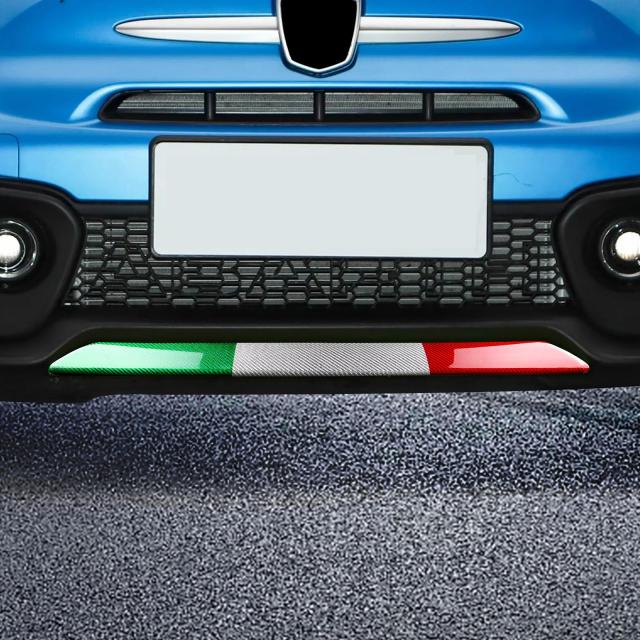 AIRSPEED製 アバルト 595 カーボンフロントグリルガーニッシュ未使用品 AIRSPEED製 アバルト 595 カーボンフロントグリルガーニッシュ未使用品