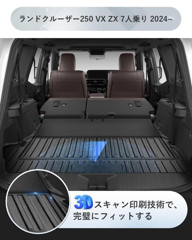 SKTU ラゲッジマット 【ランドクルーザー250 専用】 折り畳み式