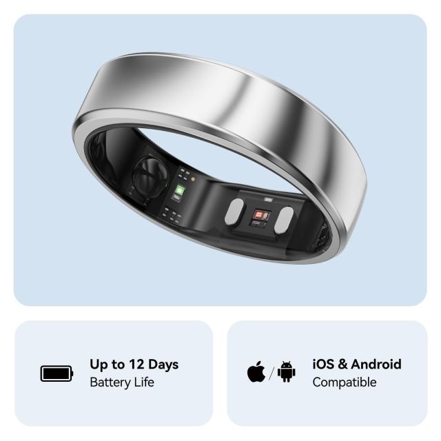 RingConn Gen 2 スマートリング｜アプリ購読不要、まずサイジングキットでサイズ確認、バッテリー持続最長12日、睡眠・心拍・ストレス・_5
