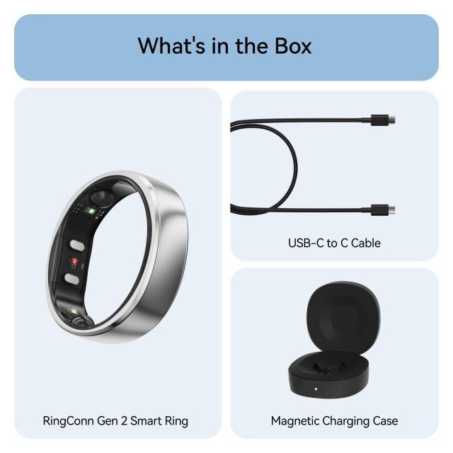 RingConn Gen 2 スマートリング｜アプリ購読不要、まずサイジングキットでサイズ確認、バッテリー持続最長12日、睡眠・心拍・ストレス・_6