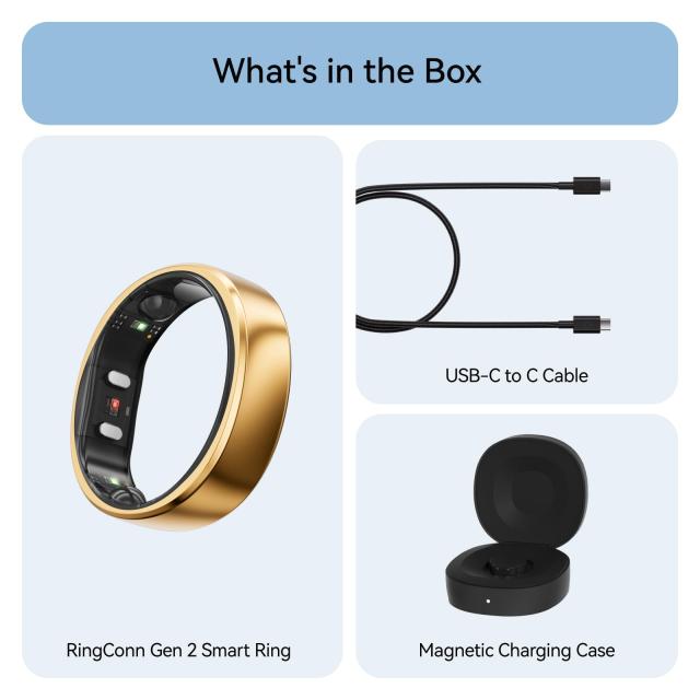RingConn Gen 2 スマートリング｜アプリ購読不要、まずサイジングキットでサイズ確認、バッテリー持続最長12日、睡眠・心拍・ストレス・_7