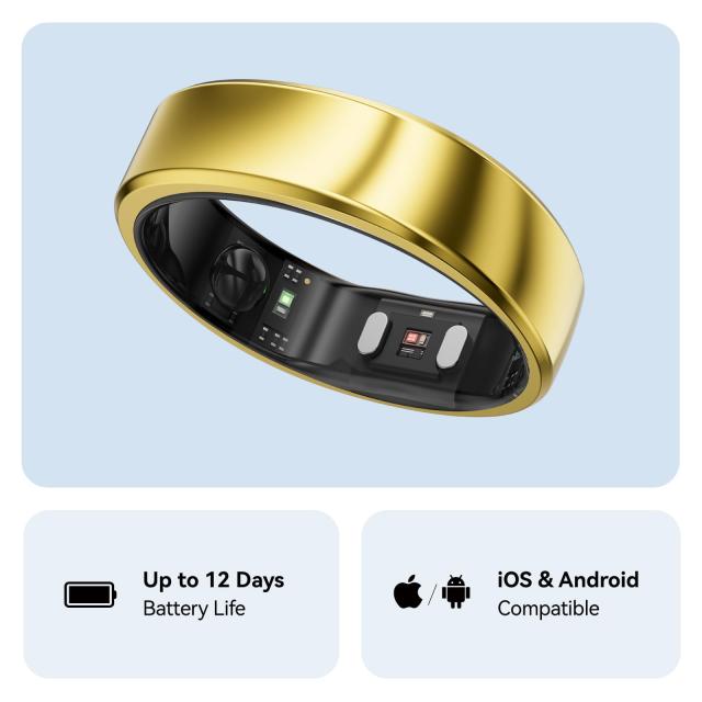 RingConn Gen 2 スマートリング｜アプリ購読不要、まずサイジングキットでサイズ確認、バッテリー持続最長12日、睡眠・心拍・ストレス・_5