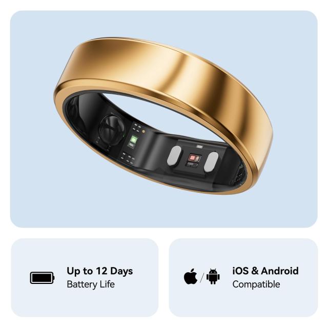 RingConn Gen 2 スマートリング｜アプリ購読不要、まずサイジングキットでサイズ確認、バッテリー持続最長12日、睡眠・心拍・ストレス・_5