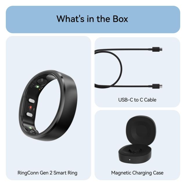 RingConn Gen 2 スマートリング｜アプリ購読不要、まずサイジングキットでサイズ確認、バッテリー持続最長12日、睡眠・心拍・ストレス・_6