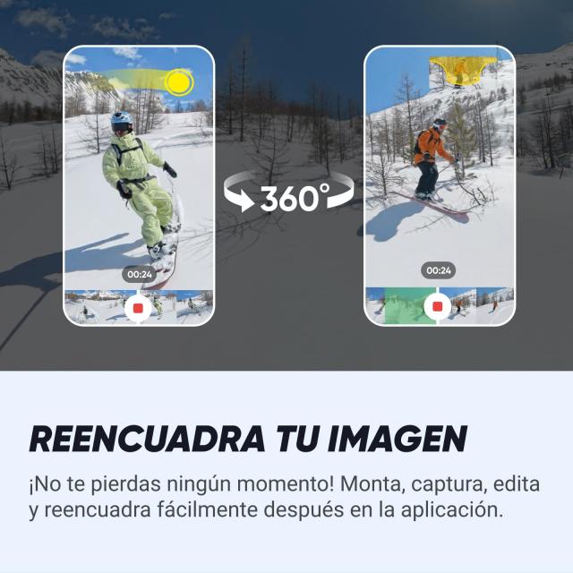 Insta360 X4-8K防水360度アクションカメラ、ウェアラブルカメラ、4K 